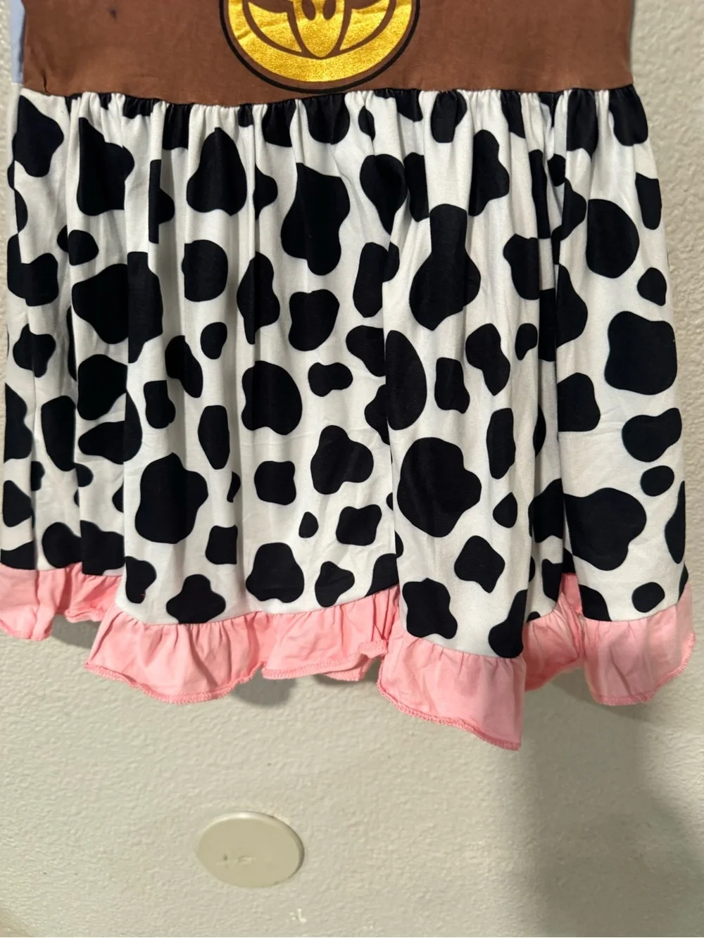 Toddler Girls cowgirl Halloween costume dress size 1-2 years
